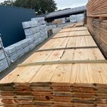 Ca. 120x Douglas Wisselsponning/halfhoutsrabat, 18x190mm, lengte 500cm